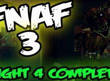 FNAF 3 FULL GAME | NIGHT 4 COMPLETE | Five Nights at Freddy's 3 Withered Foxy
