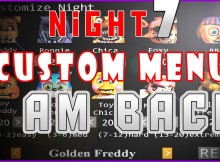 Night 7-Custom MENU!-Five Nights At Freddy's 2 Vote For Challenges!